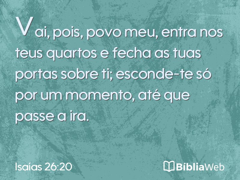 Isaías 26:20 em imagem para compartilhar