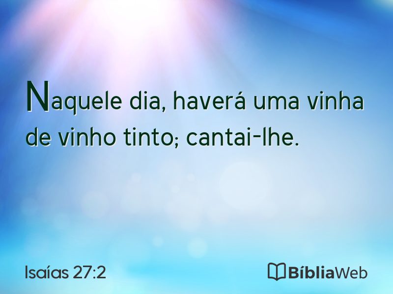 Isaías 27:2 em imagem para compartilhar