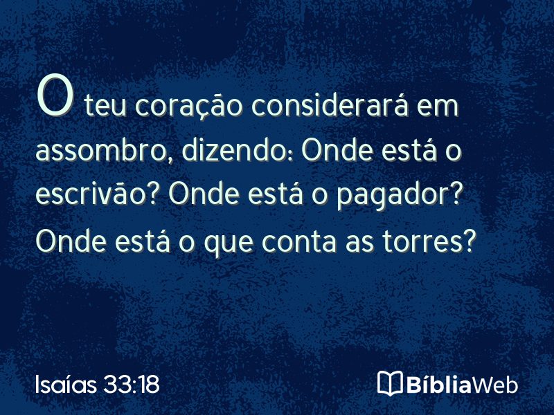 Isaías 33:18 em imagem para compartilhar