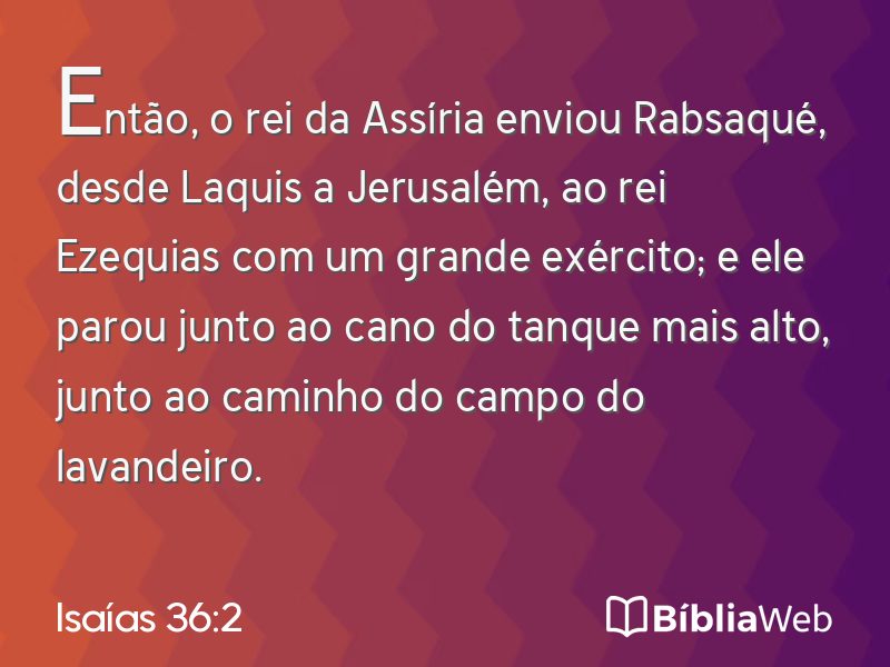 Isaías 36:2 em imagem para compartilhar