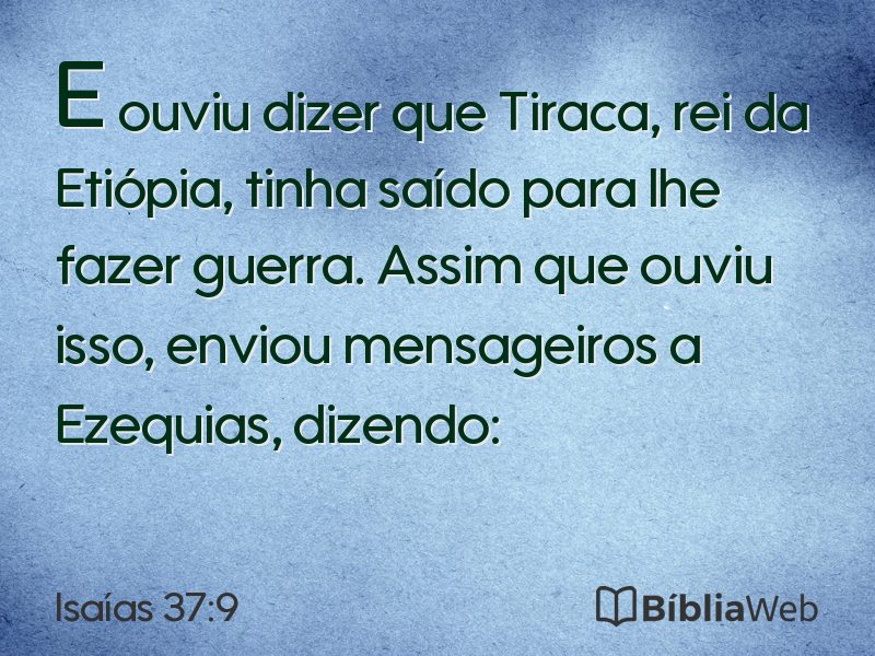 Isaías 37:9 em imagem para compartilhar