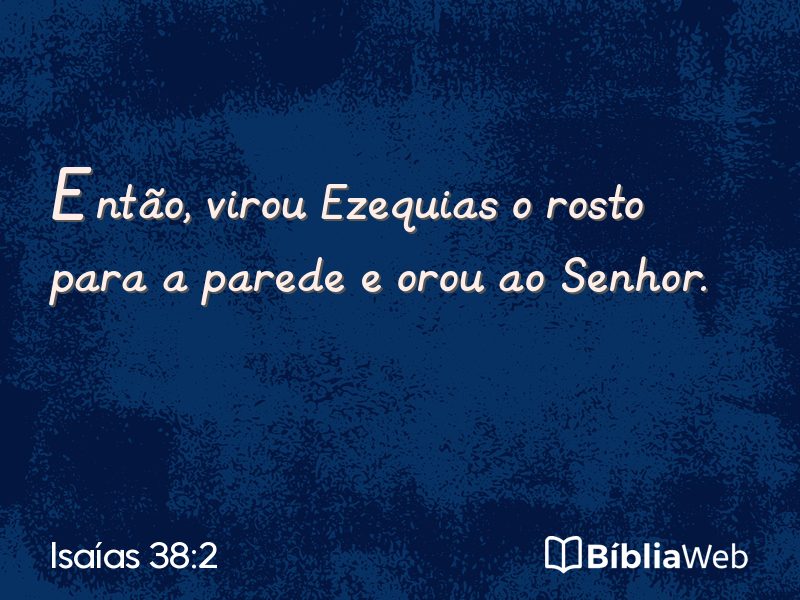 Isaías 38:2 em imagem para compartilhar