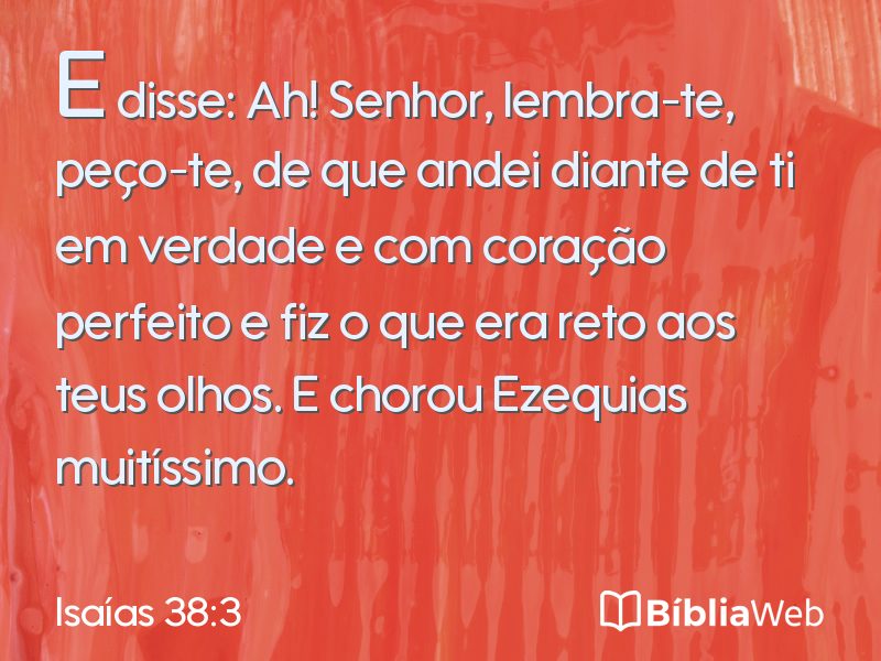 Isaías 38:3 em imagem para compartilhar