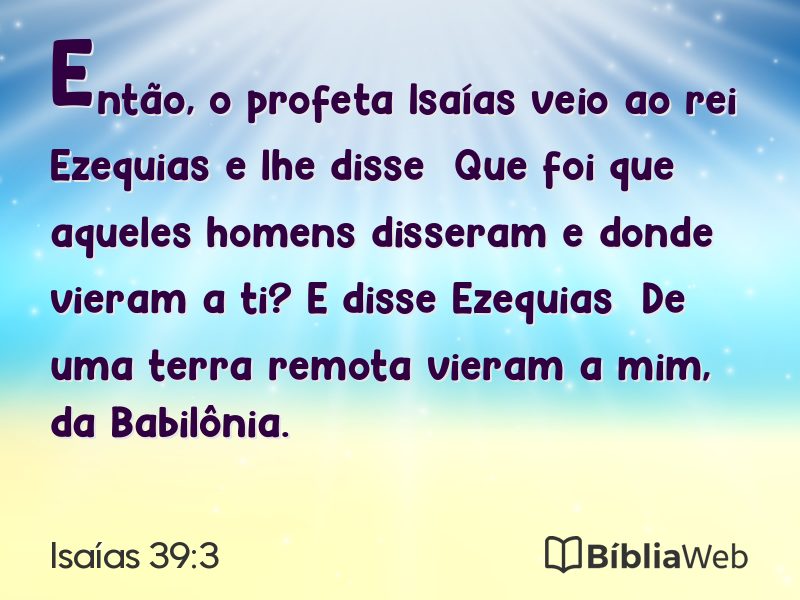 Isaías 39:3 em imagem para compartilhar