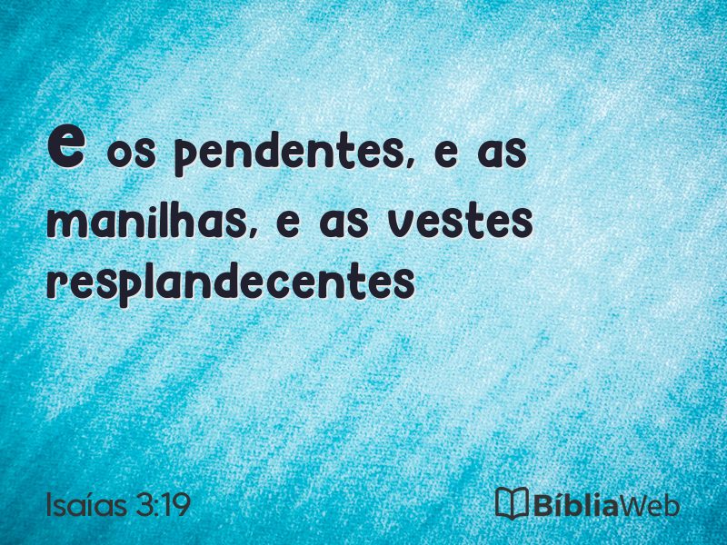 Isaías 3:19 em imagem para compartilhar
