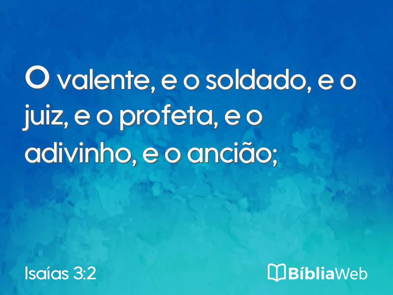 Isaías 3:2 em imagem para compartilhar