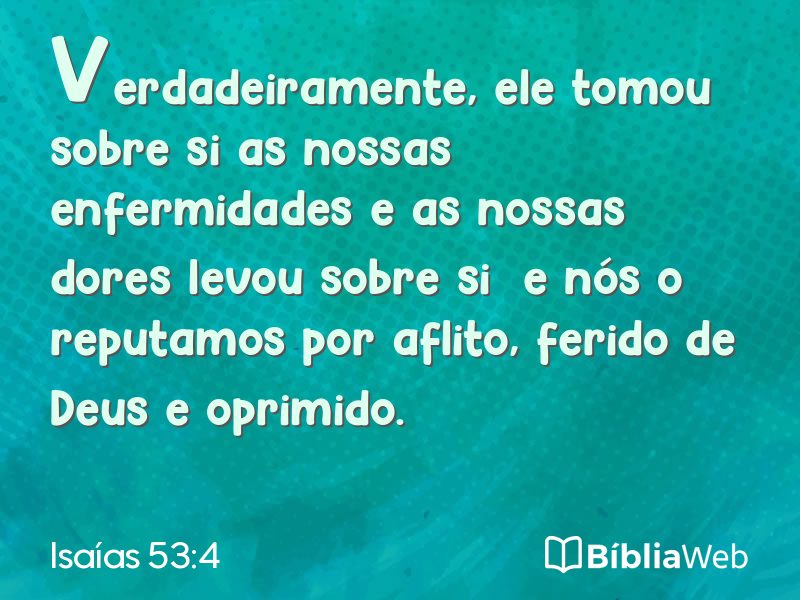 Isaías 53:4 em imagem para compartilhar
