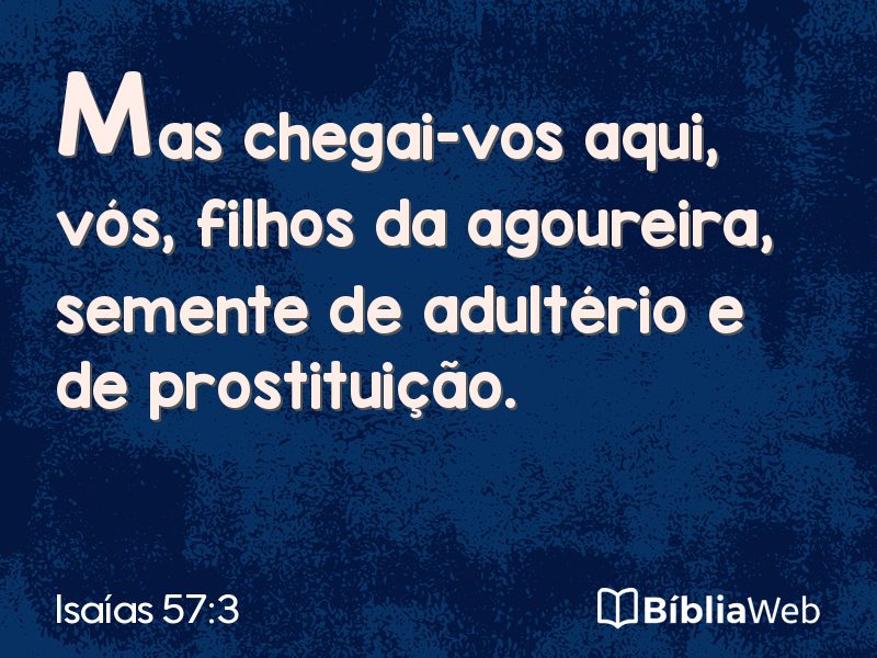 Isaías 57:3 em imagem para compartilhar
