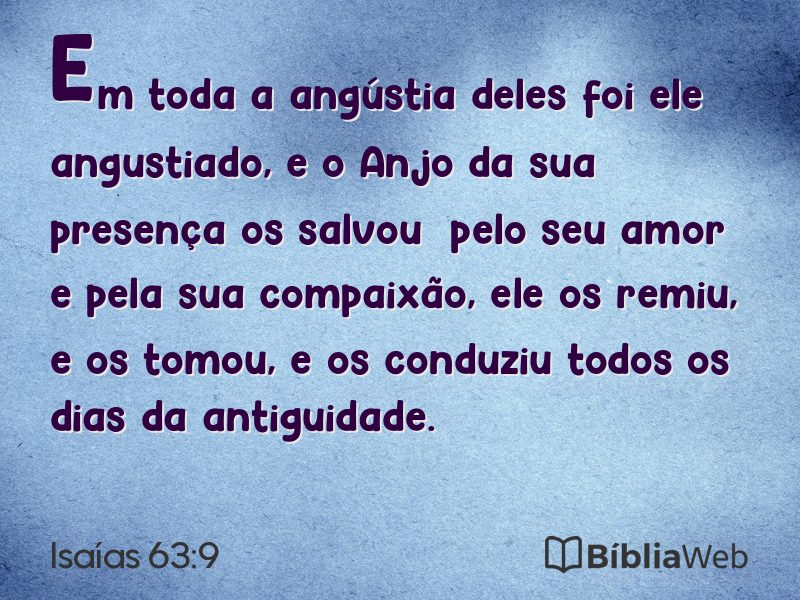 Isaías 63:9 em imagem para compartilhar