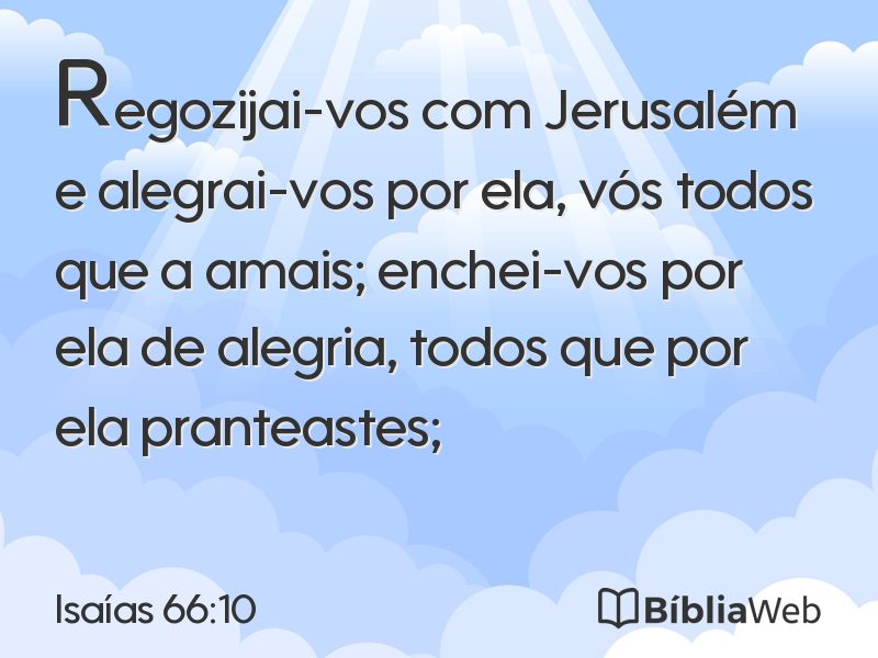 Isaías 66:10 em imagem para compartilhar