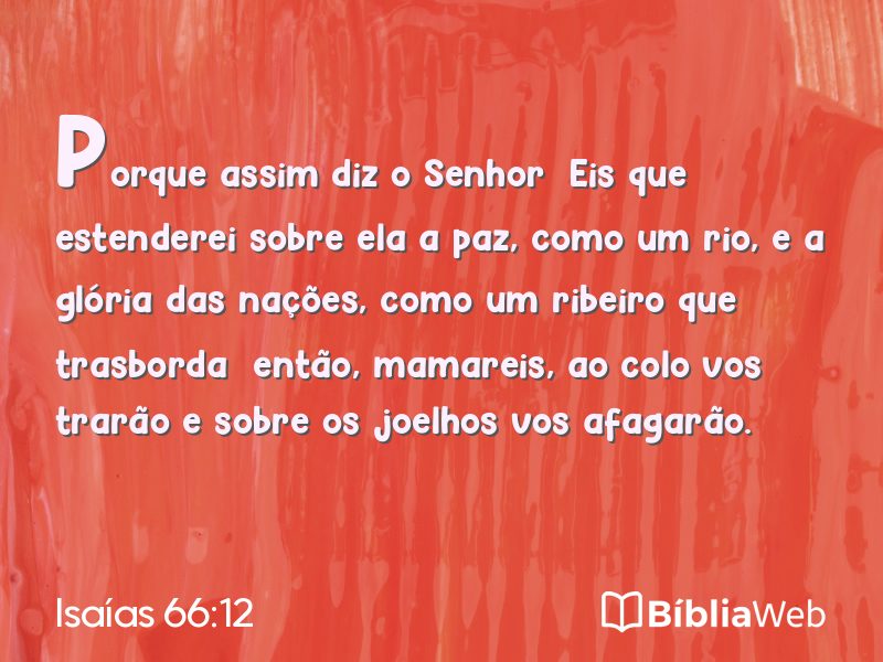 Isaías 66:12 em imagem para compartilhar