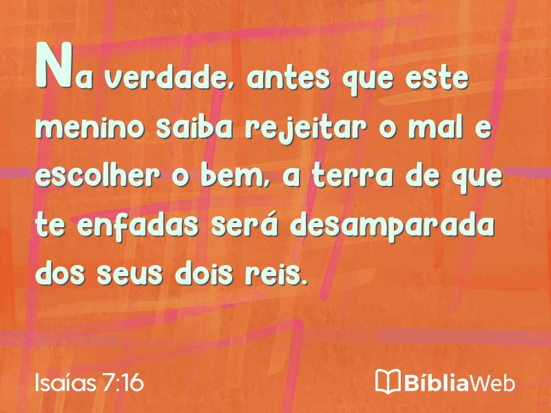 Isaías 7:16 em imagem para compartilhar