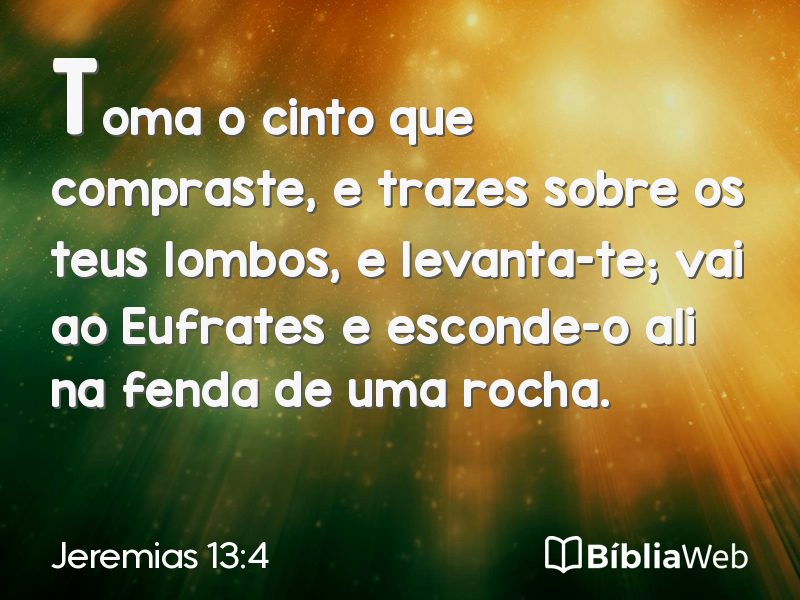 Jeremias 13:4 em imagem para compartilhar