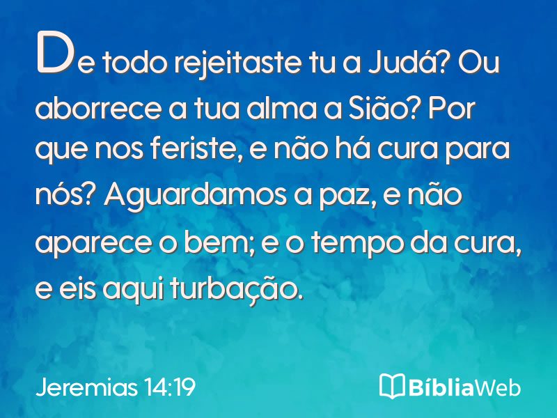 Jeremias 14:19 em imagem para compartilhar