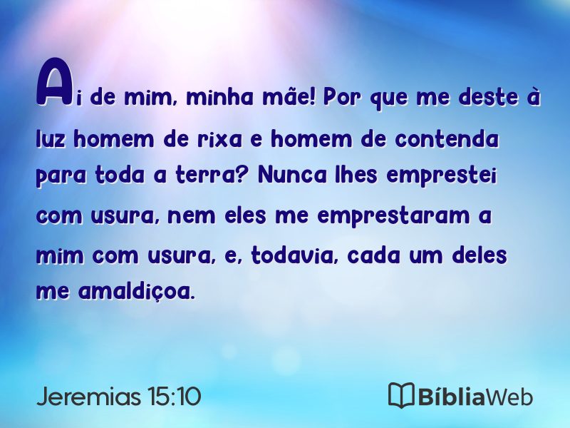 Jeremias 15:10 em imagem para compartilhar