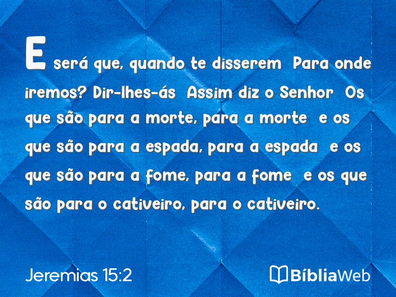 Jeremias 15:2 em imagem para compartilhar