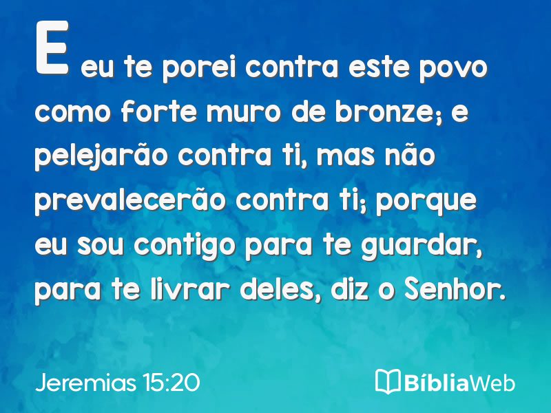 Jeremias 15:20 em imagem para compartilhar