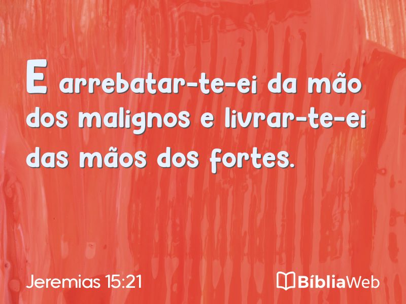 Jeremias 15:21 em imagem para compartilhar