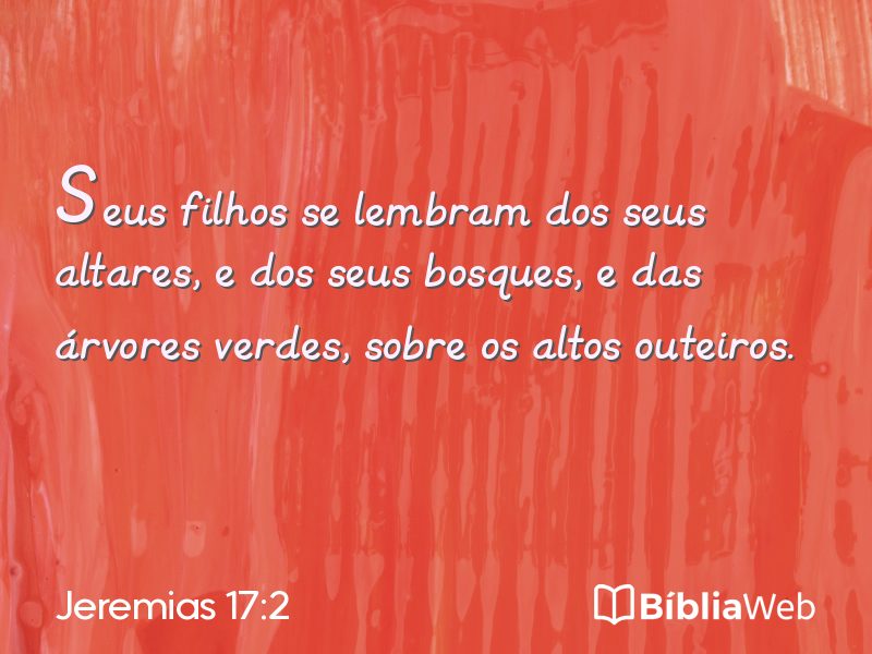 Jeremias 17:2 em imagem para compartilhar