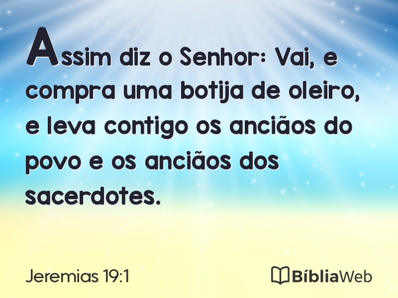 Jeremias 19:1 em imagem para compartilhar