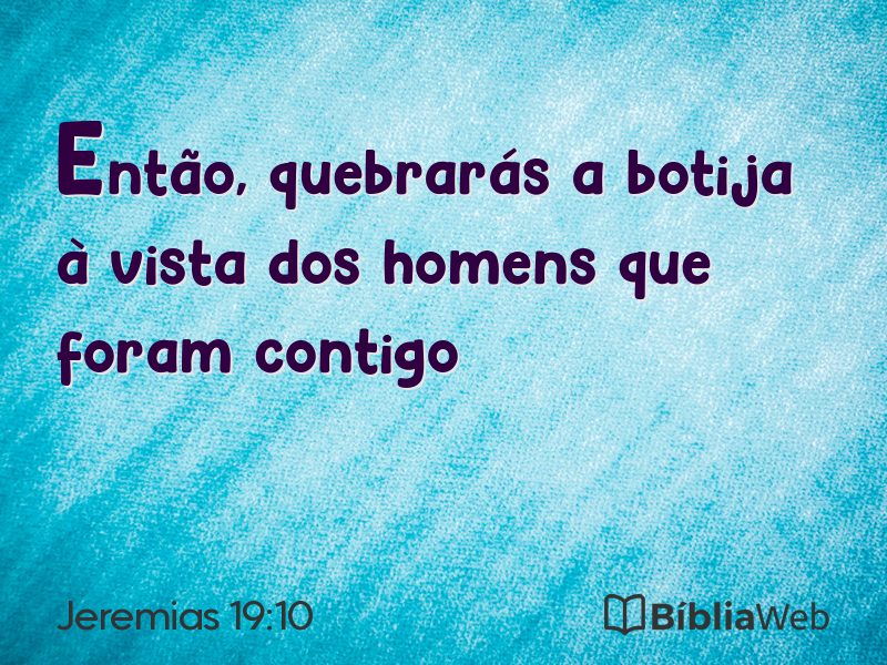 Jeremias 19:10 em imagem para compartilhar