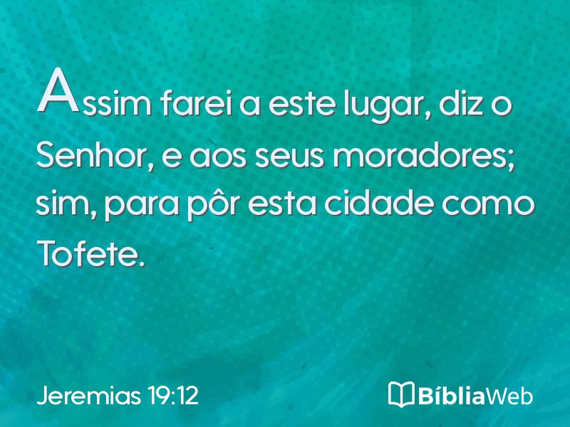 Jeremias 19:12 em imagem para compartilhar