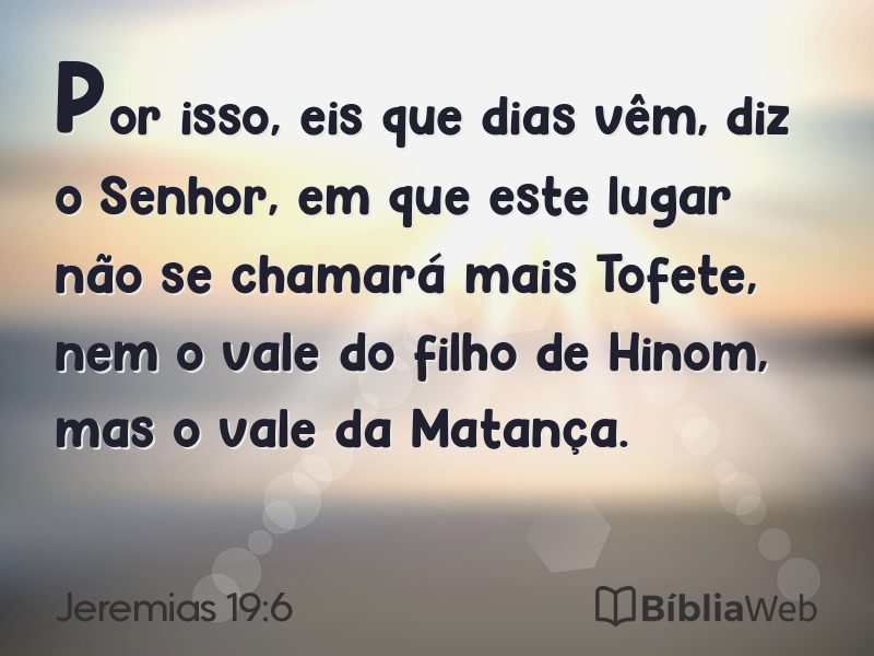 Jeremias 19:6 em imagem para compartilhar