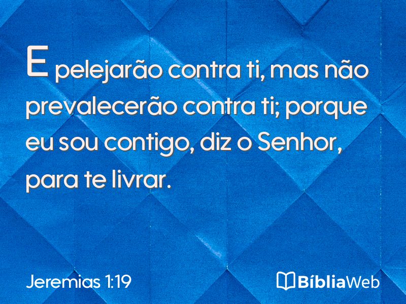 Jeremias 1:19 em imagem para compartilhar