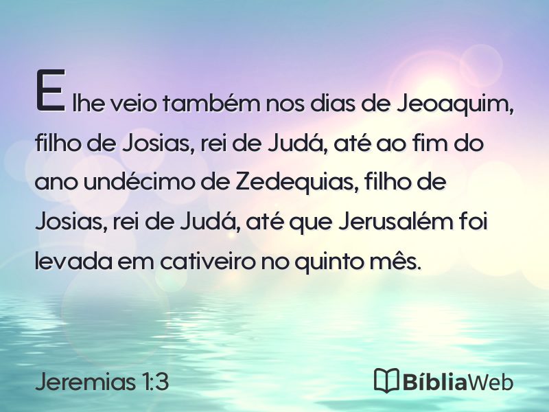 Jeremias 1:3 em imagem para compartilhar