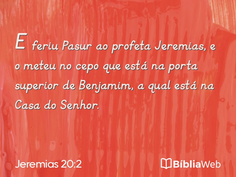 Jeremias 20:2 em imagem para compartilhar
