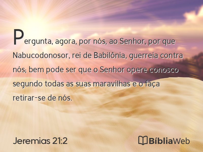 Jeremias 21:2 em imagem para compartilhar