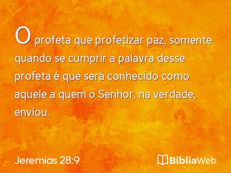 Jeremias 28:9 em imagem para compartilhar