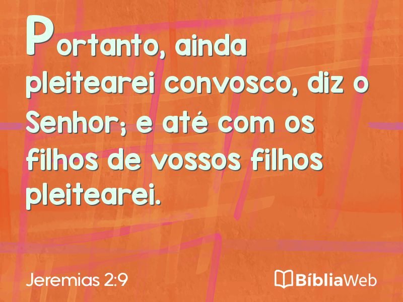 Jeremias 2:9 em imagem para compartilhar
