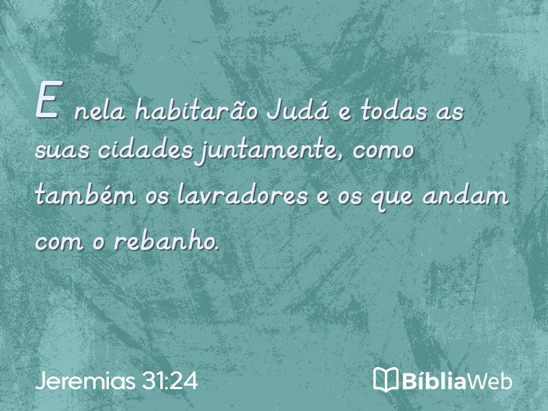 Jeremias 31:24 em imagem para compartilhar