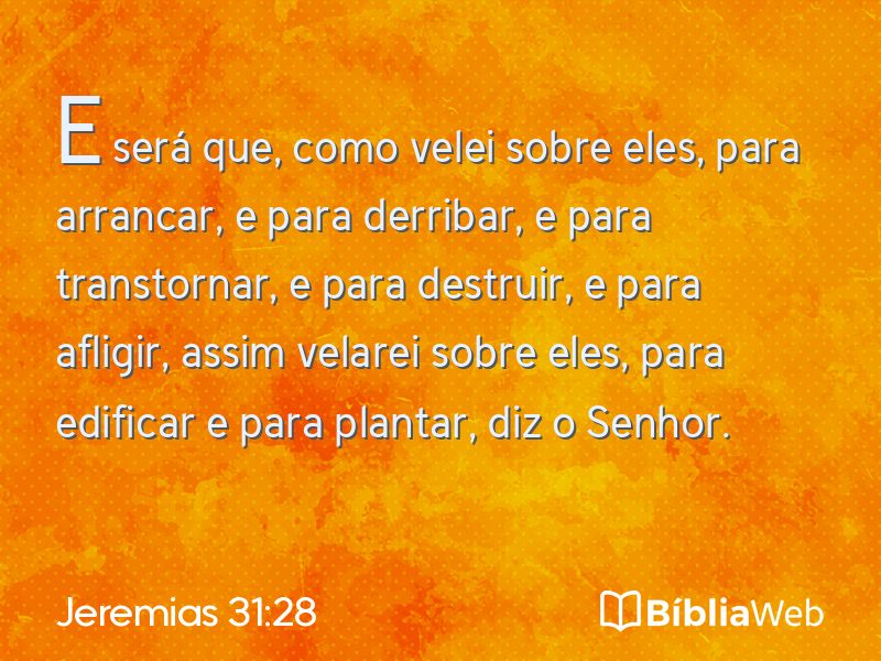 Jeremias 31:28 em imagem para compartilhar