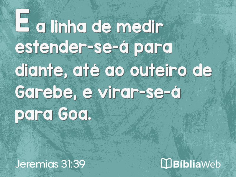 Jeremias 31:39 em imagem para compartilhar