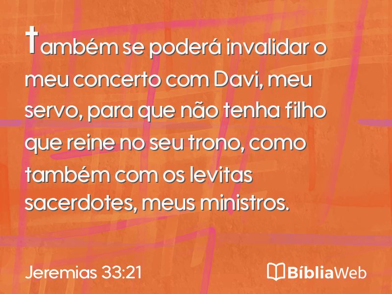Jeremias 33:21 em imagem para compartilhar