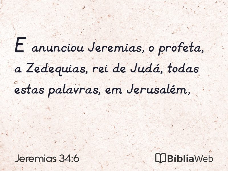 Jeremias 34:6 em imagem para compartilhar