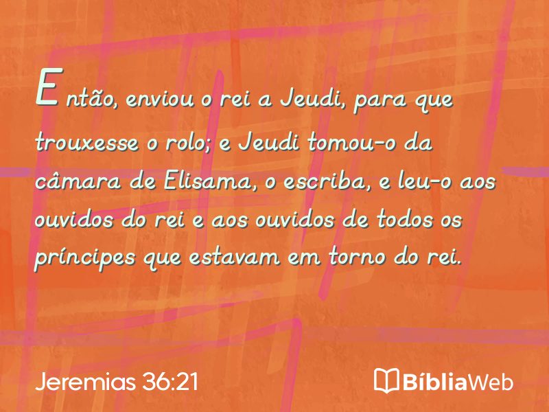Jeremias 36:21 em imagem para compartilhar