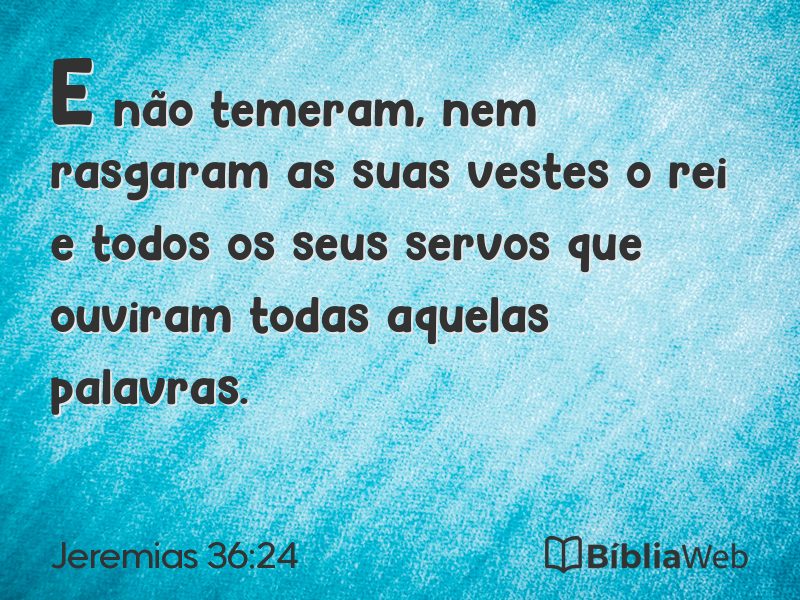 Jeremias 36:24 em imagem para compartilhar