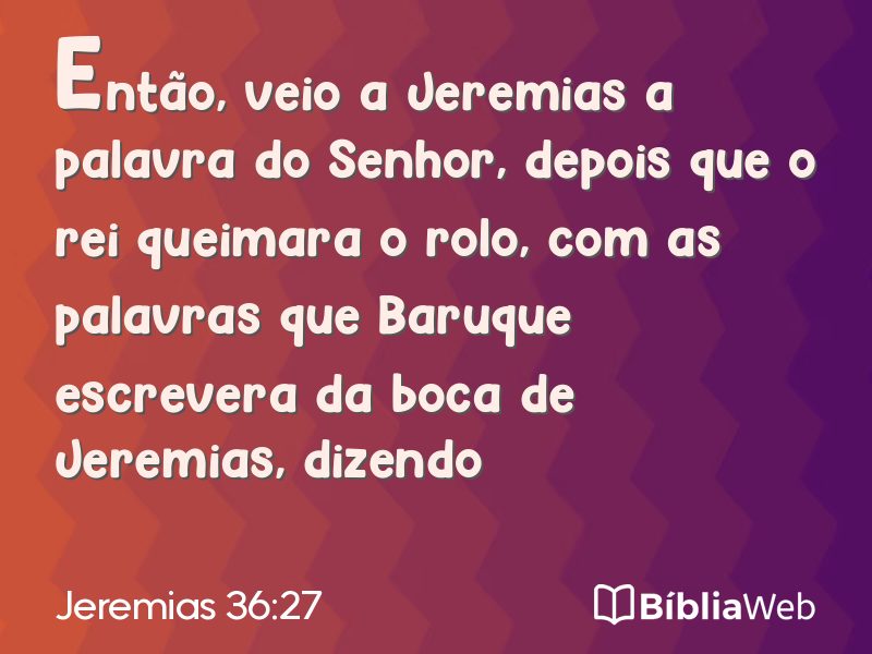 Jeremias 36:27 em imagem para compartilhar