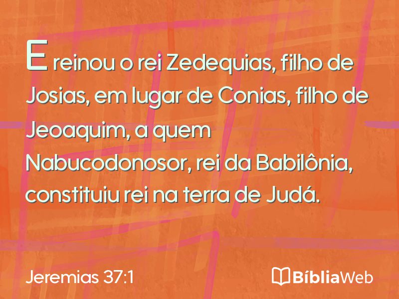 Jeremias 37:1 em imagem para compartilhar