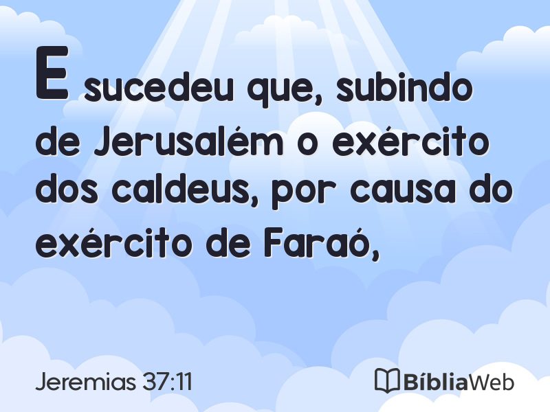 Jeremias 37:11 em imagem para compartilhar