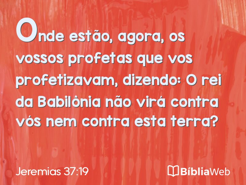 Jeremias 37:19 em imagem para compartilhar