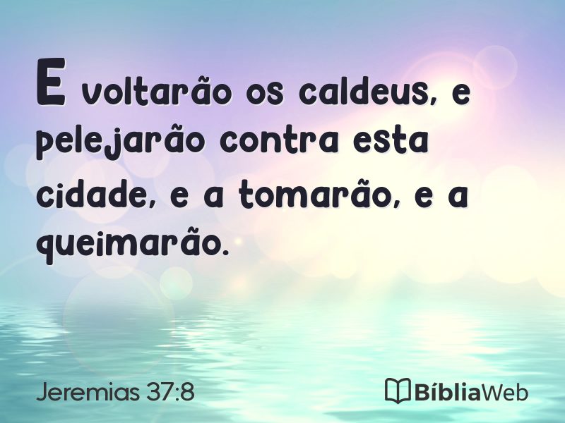 Jeremias 37:8 em imagem para compartilhar