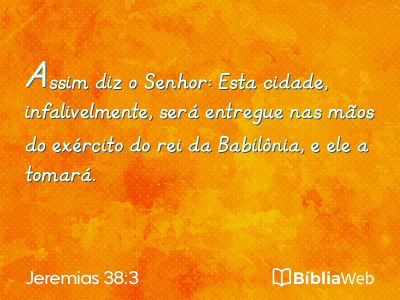 Jeremias 38:3 em imagem para compartilhar