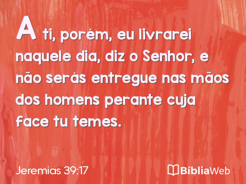 Jeremias 39:17 em imagem para compartilhar
