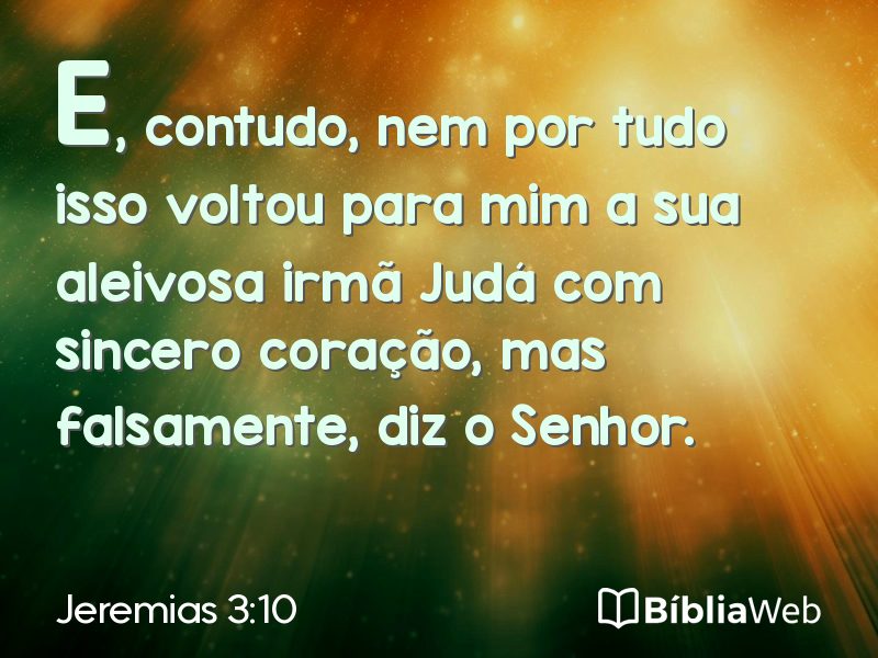 Jeremias 3:10 em imagem para compartilhar