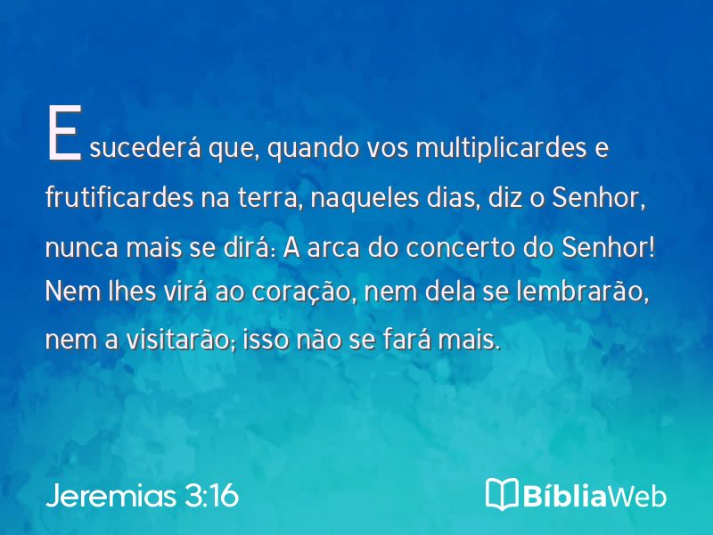 Jeremias 3:16 em imagem para compartilhar