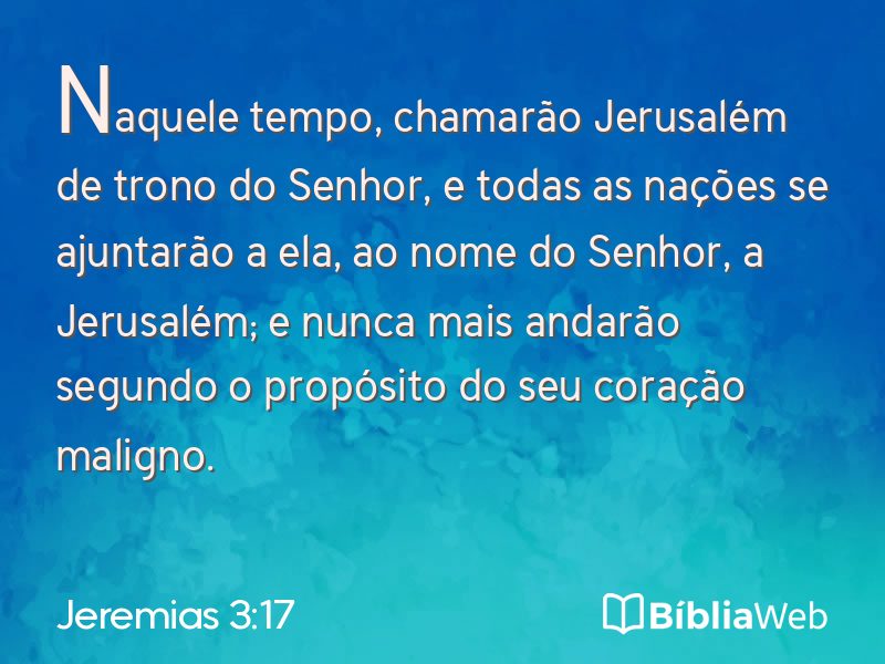 Jeremias 3:17 em imagem para compartilhar